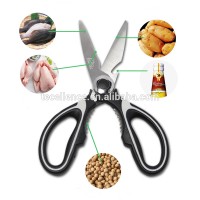 Tecellence Professional Stainless Steel Multi-function Utility Kitchen Meat Shears Scissors