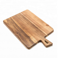 Acacia Wood Cutting Board with Handles Wood Chopping Countertop Block for Food Prep Vegetables, Fruit, Meat